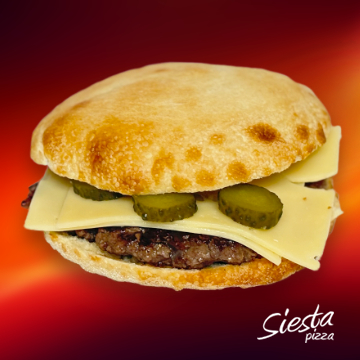 Siestapizza Cheeseburger Emental